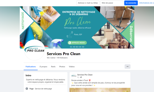 Services-ProClean Facebook