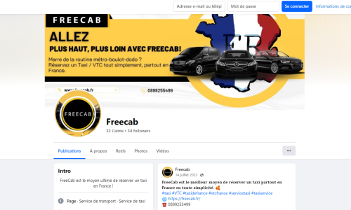 Freecab Facebook